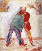 James Ensor The Fight France oil painting artist